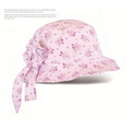 Pink Kids Bucket Hat W/Flat Embroidery